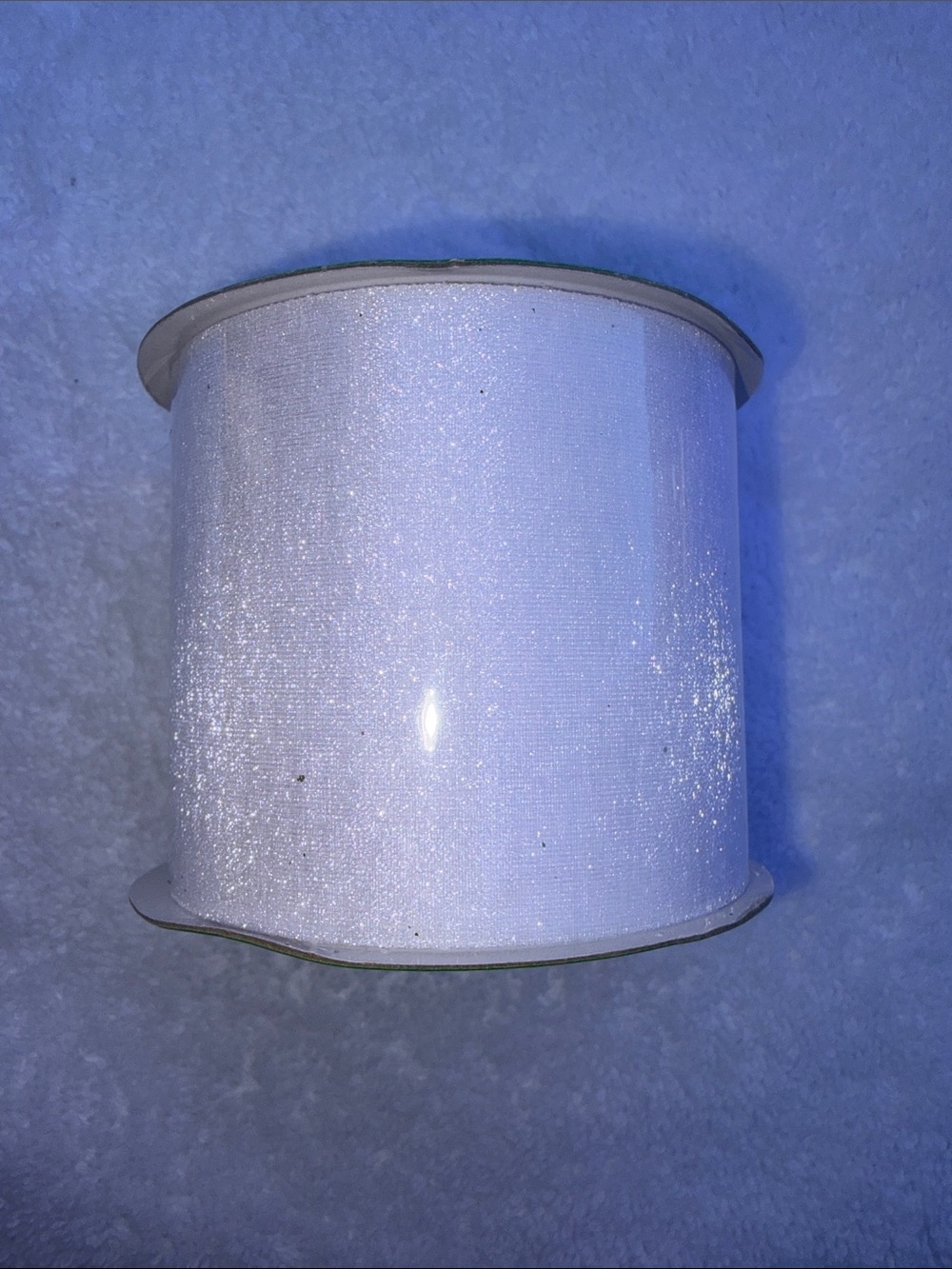 Brother White Glitter Holiday Ribbon